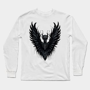 Occult Skeleton Dark Art Aesthetic Satanic Witchcraft Goth Long Sleeve T-Shirt